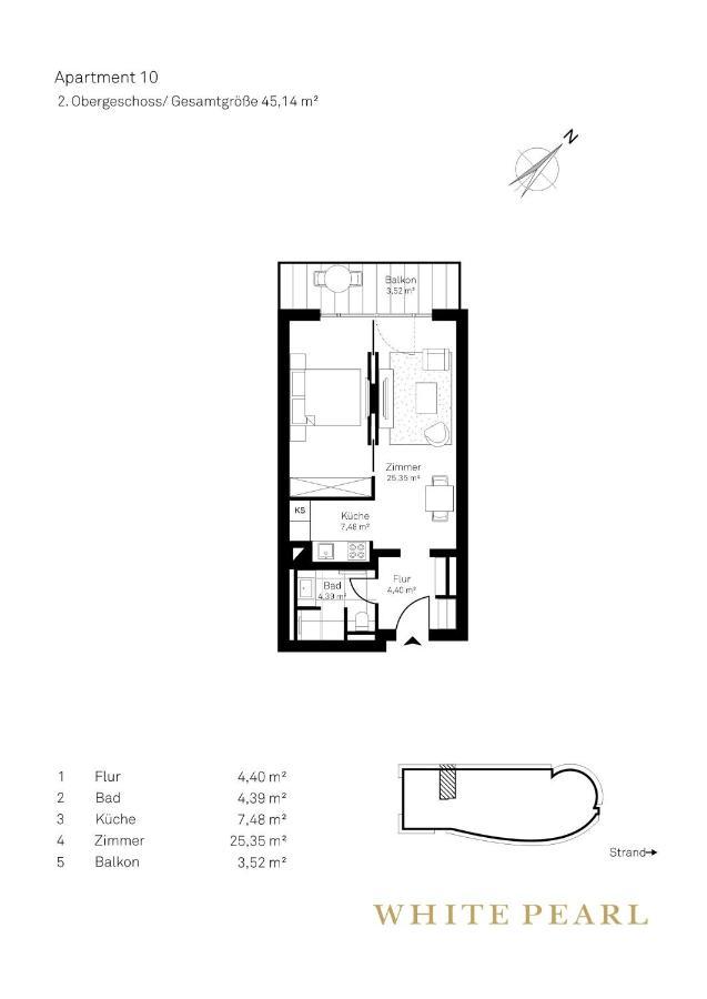 White Pearl Apartment 2.10 Timmendorfer Strand Exterior foto